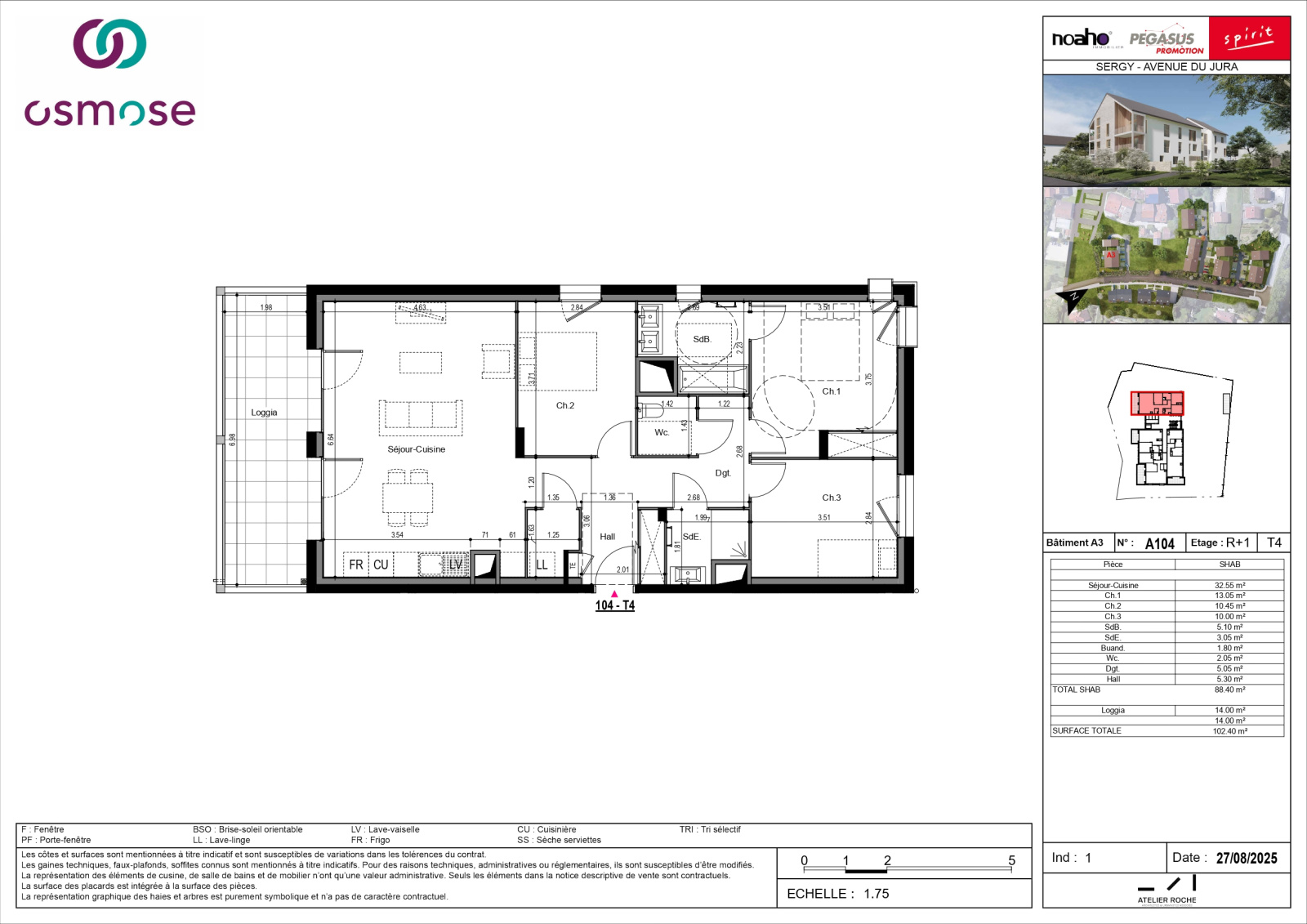 Image_5, Appartement, Sergy, ref :1512/A3-14